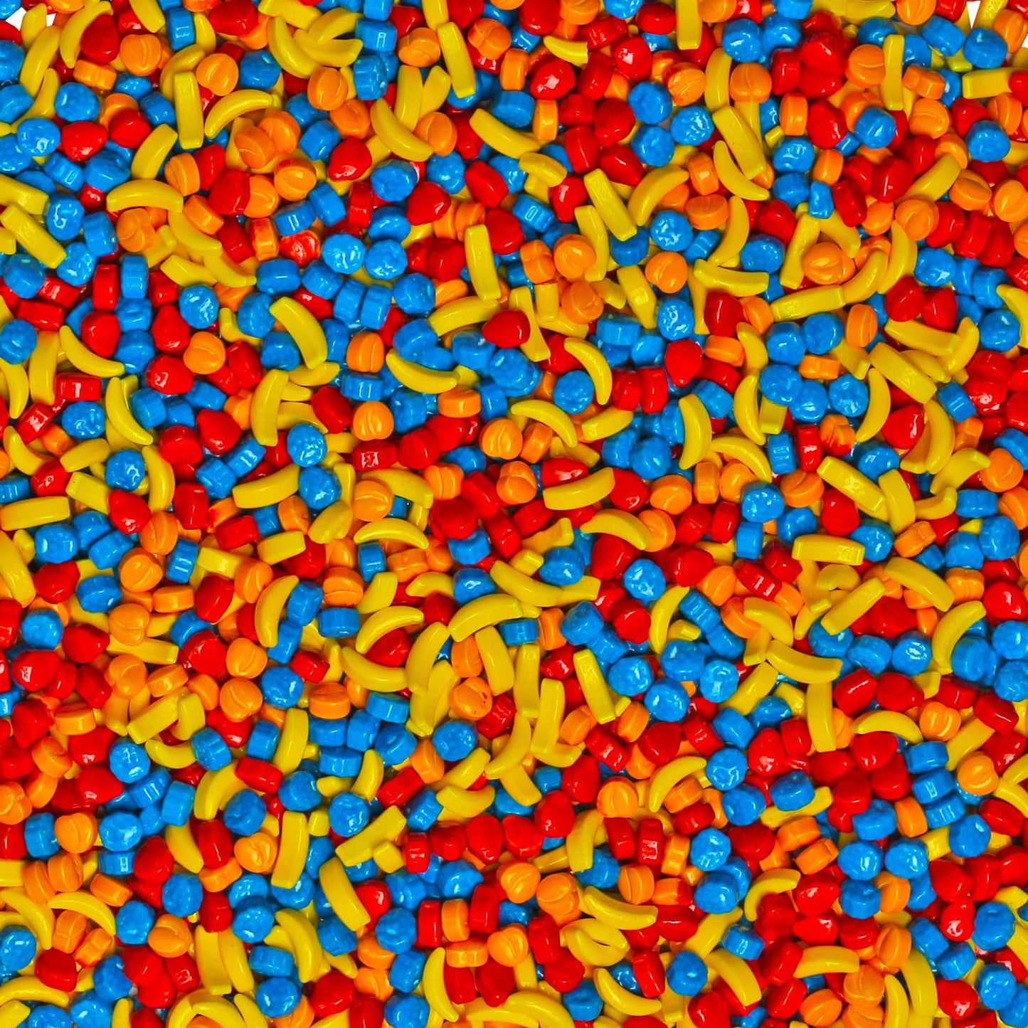 Bulk Fruit Shaped Candies - 2 Pounds - Candy Machine Refills - Party Favors & Events