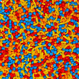 Bulk Fruit Shaped Candies - 2 Pounds - Candy Machine Refills - Party Favors & Events