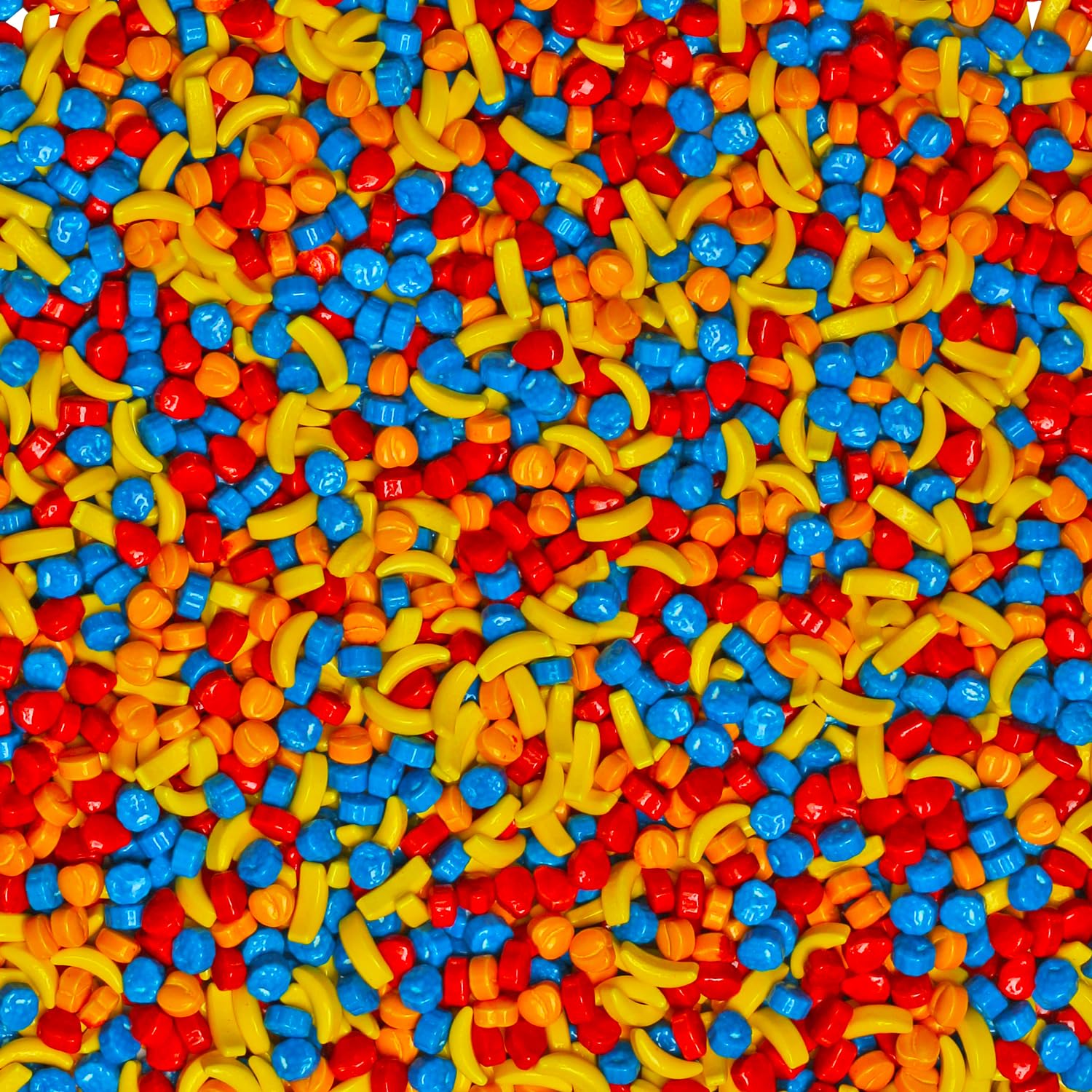 Bulk Fruit Shaped Candies - 2 Pounds - Candy Machine Refills - Party Favors & Events