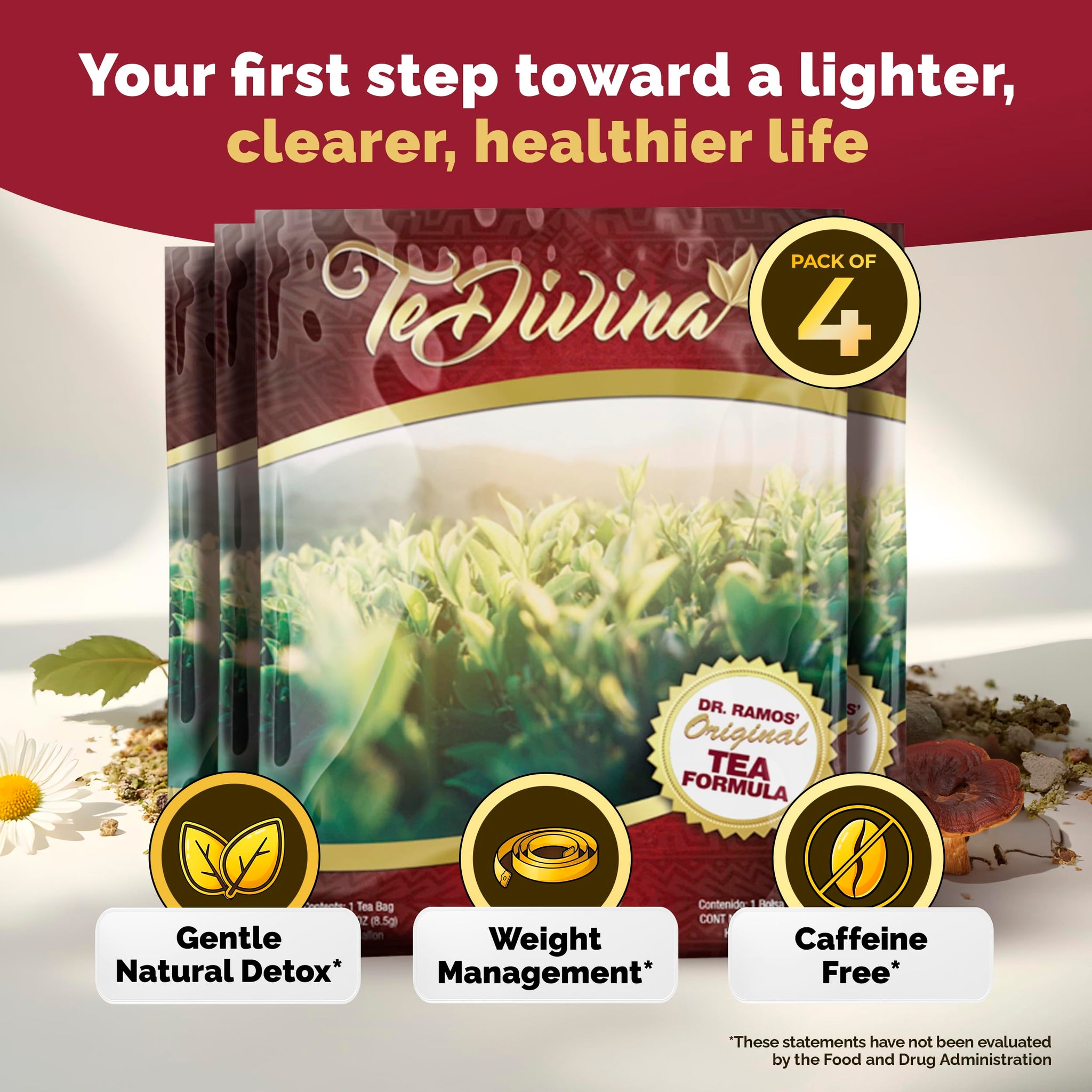 Te Divina | Tea Pack of 4