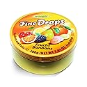 Woogie, German Fine Drops Sanded Mix fruits Candy Tin 200gr (Fruchtemixgeschmack) (5 pcs)
