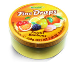 Woogie, German Fine Drops Sanded Mix fruits Candy Tin 200gr (Fruchtemixgeschmack) (5 pcs)