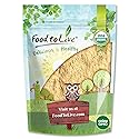 Food to Live Organic Yellow Maca Powder, 1 Pound - Non-GMO, Kosher, Raw Ground Maca Root, Vegan, Flour, Bulk