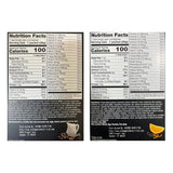 PROTIFIT - High Protein Caramel Caffe Latte & Orange Creamsicle Pudding & Shake Mix 2 Pack, 15g Protein, Low Calorie, Low Fat, Low Carb, Aspartame
