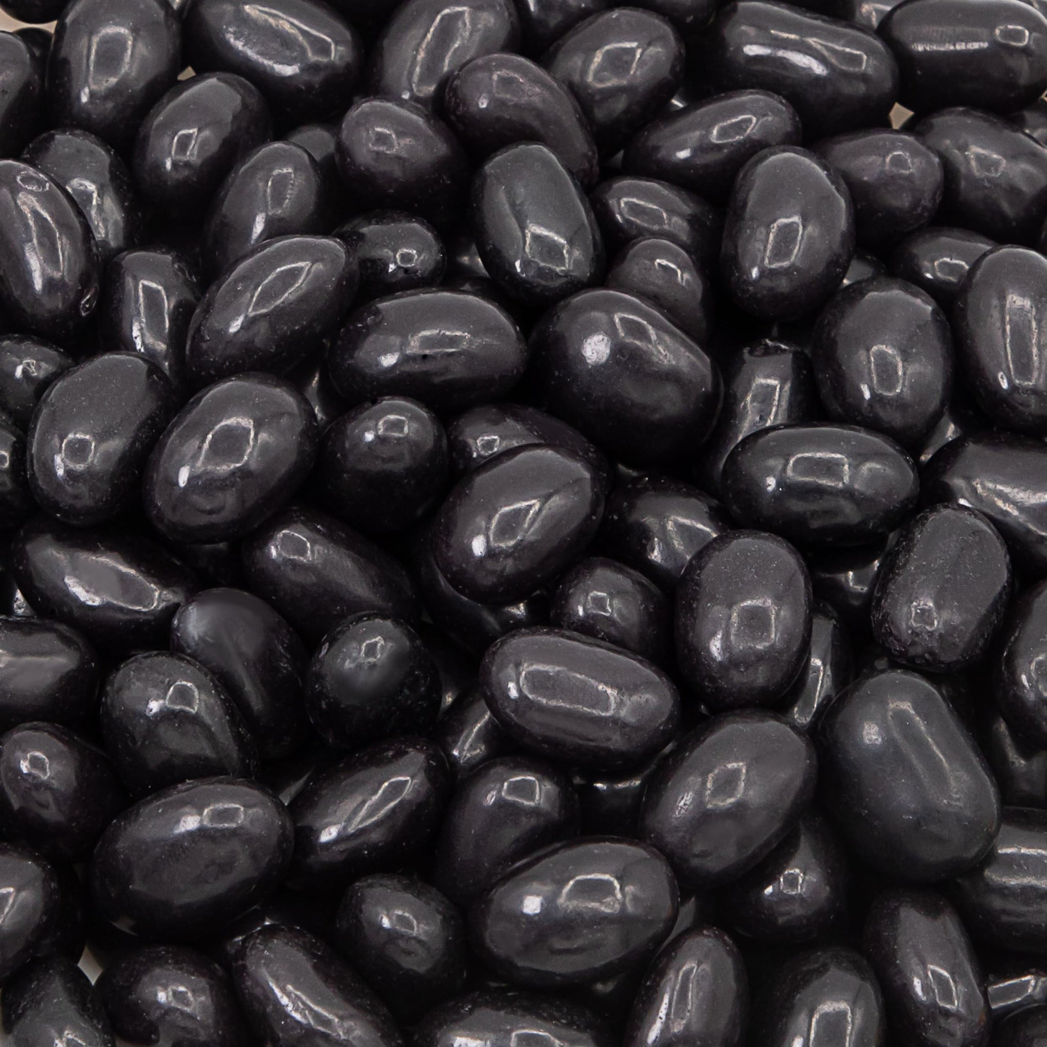 Black Licorice Jelly Beans | 1-Pound Bag | Black Jelly Beans for Holiday Buffets, Gifting, and Dessert Decorating | Old Fashioned Candy | Licorice