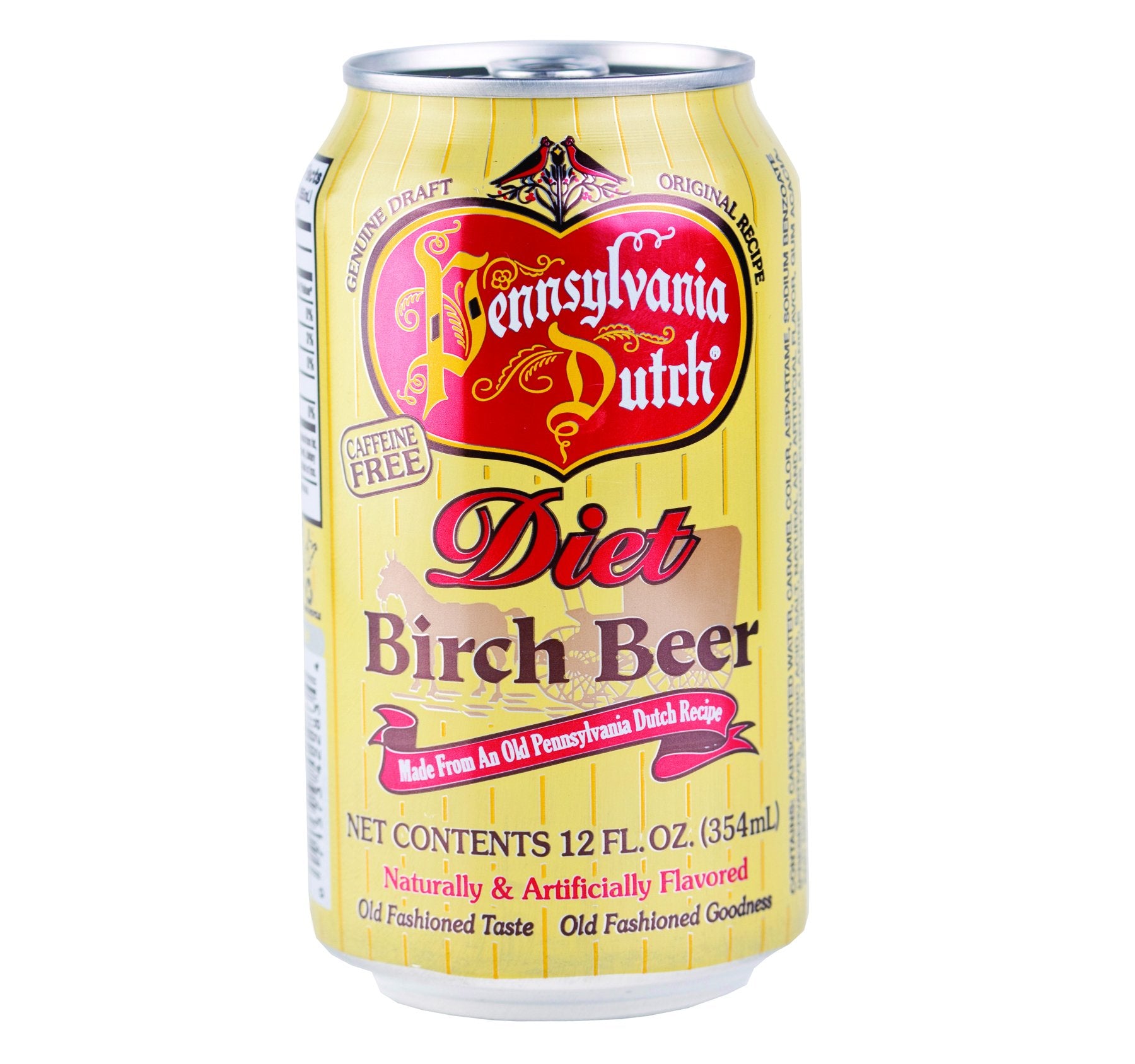 AmishTastes PA Dutch Diet Birch Beer, Protected With High-Density Foam, Favorite Amish Drink, 12 Oz. (Pack of 8)