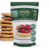 All Purpose Flour & Pie Crust Mix, Certified Gluten free, Organic, non-GMO Verified, Certified Kosher, Gluten Free Baking, 1:1 Substitute for Traditional Flour, 2 Pounds