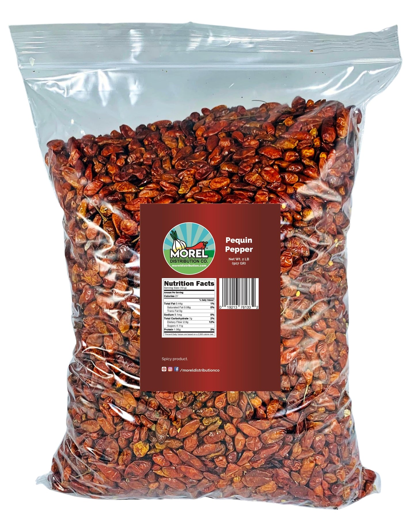 Dried Whole Chili Pequin Pepper (Chile Pequin) WT: 1 oz, 2 oz, 4 oz, 8 oz, 1 lb, 2 lbs and 5 lbs! (2 lbs)