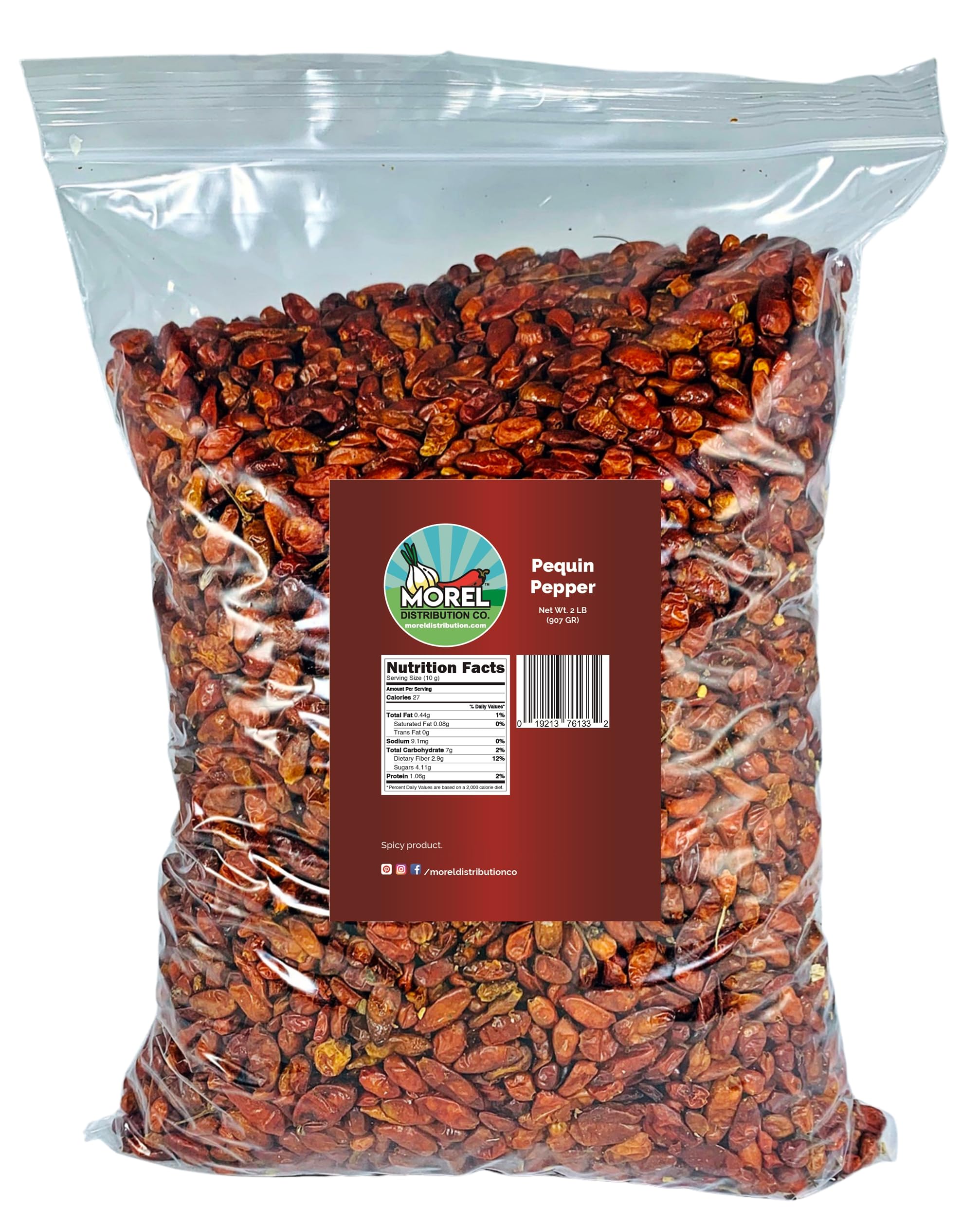 Dried Whole Chili Pequin Pepper (Chile Pequin) WT: 1 oz, 2 oz, 4 oz, 8 oz, 1 lb, 2 lbs and 5 lbs! (2 lbs)
