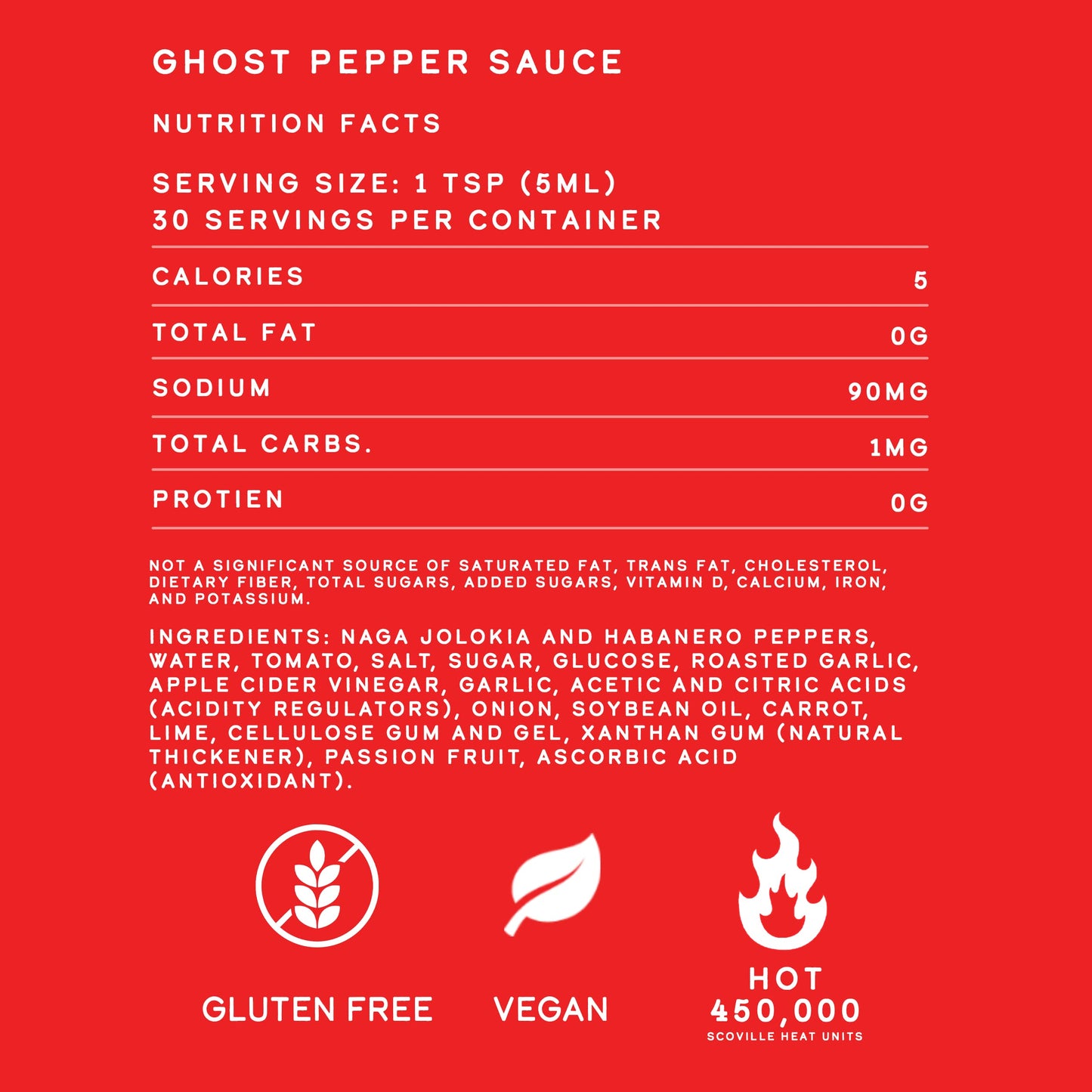 Elijah's Xtreme Ghost Pepper Hot Sauce, Handcrafted Award Winning Blend of Ghost Peppers, Habanero Garlic & Lime, Extreme Heat & Flavor