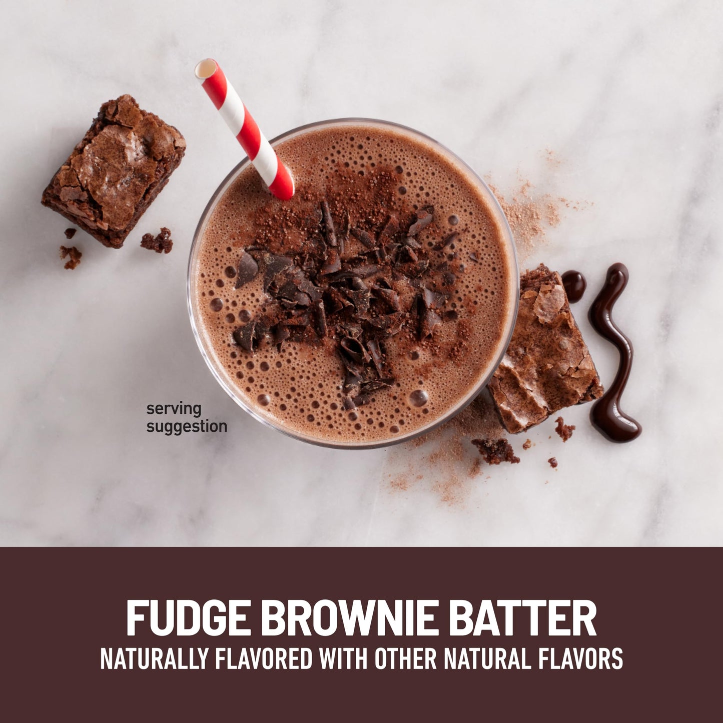 SlimFast Keto Meal Replacement Shake, Fudge Brownie Batter, Low Carb Keto Protein Powder with Collagen & Whey, No Sugar Added, Gluten Free, Weight