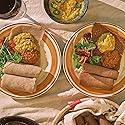 Red Fox Spices Authentic Teff Injera Flatbread - Traditional Ethiopian Fermented Bread Made with Whole Grain Teff Flour, a Naturally Grain - Authentic