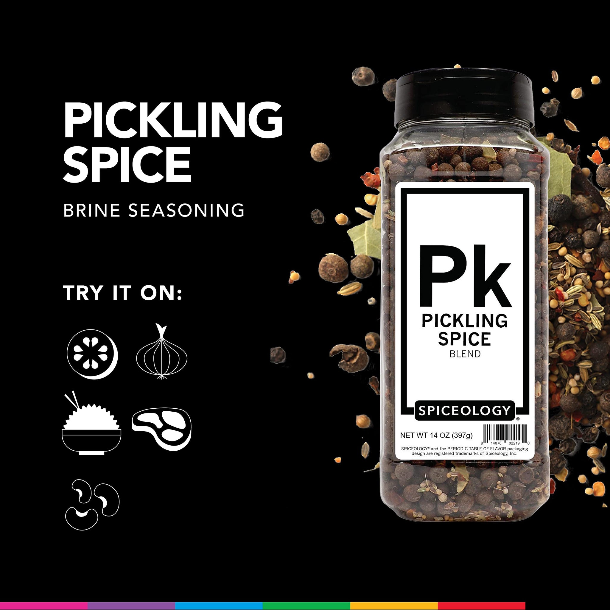 Spiceology - Pickling Spice - Spices and Seasoning - 14 oz