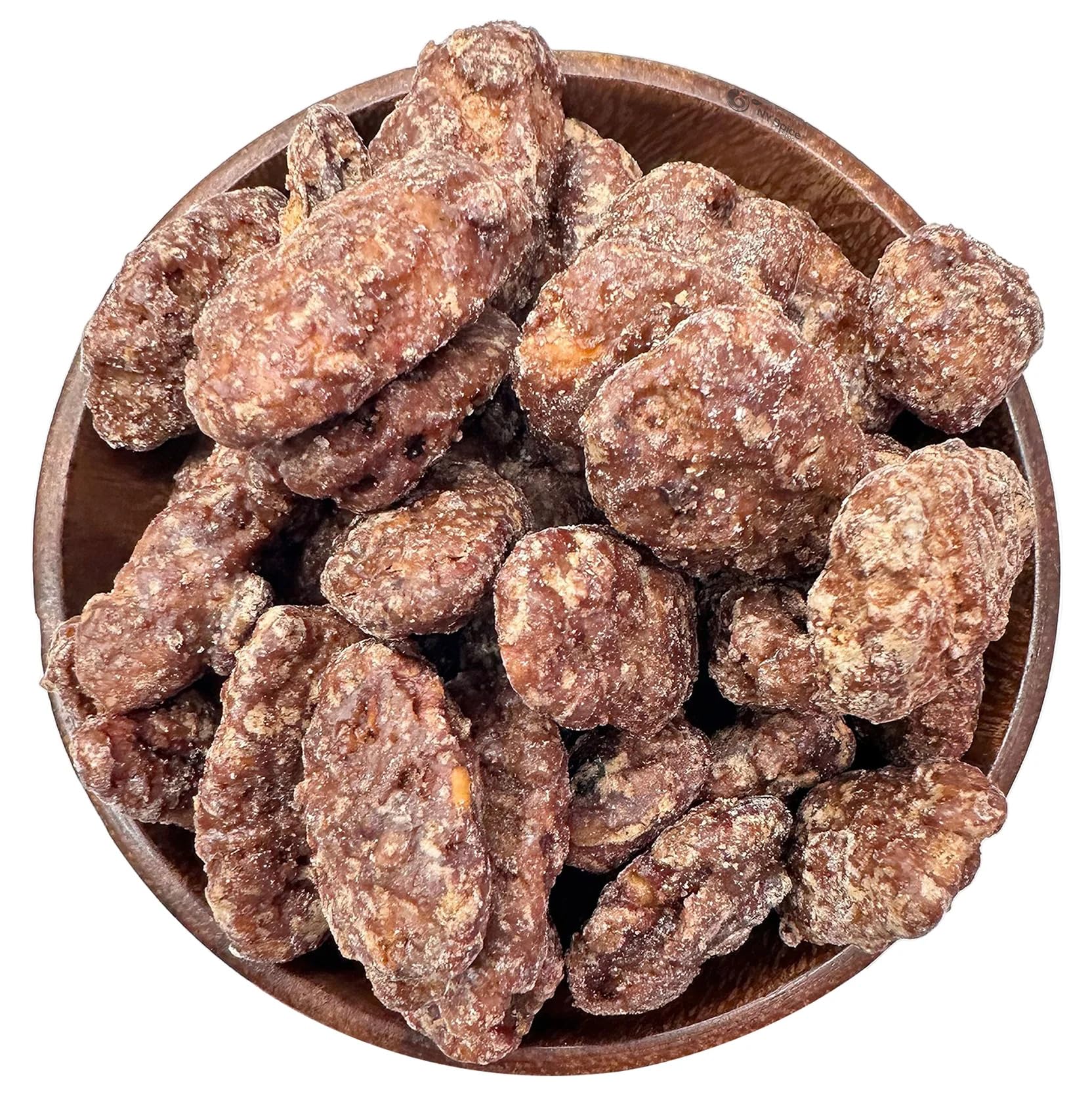 NY Spice Shop Apple Pie Pecans - 1 Pound Candied Whole Pecans Bulk - Healthy Snacks Mix Proteins - Crunchy Delicious Treat
