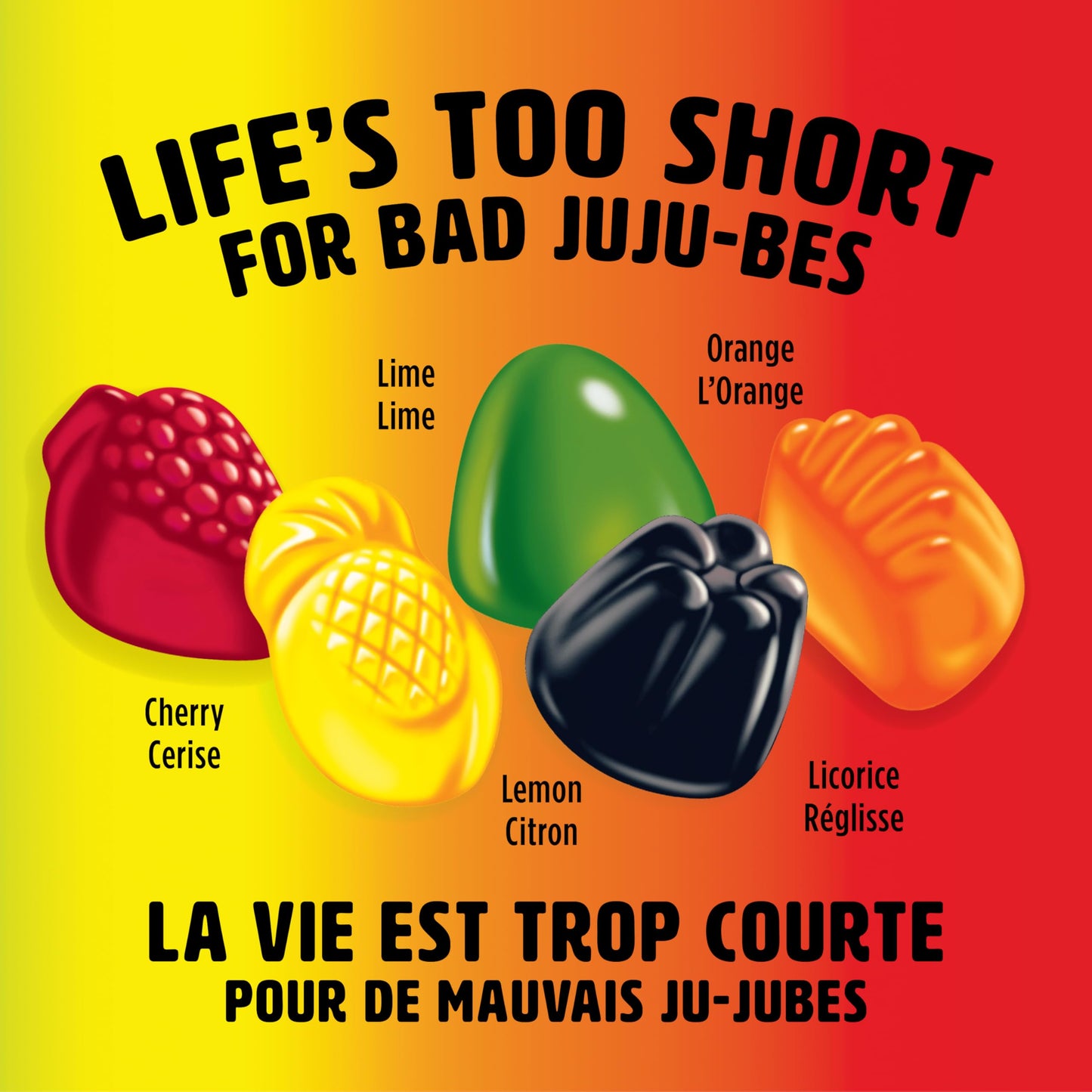 Dare Foods Limited Dare Juicee Jubes - Mixed Fruit, Soft and Chewy Ju Jubes Candy, Gluten Free, Dairy Free, Fat Free 700g