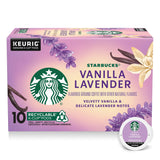 Starbucks K-Cup Coffee Pods, Flavored Hot or Iced Coffee, Vanilla Lavender, 10 Keurig Pods