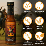 Elijah's Xtreme Exclusive Yellowstone Hot Sauce Ranchers Revenge Ghost Pepper Sauce (Ghost Pepper)