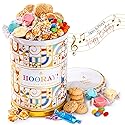 Birthday Gift Basket | Popcorn, Sweets, Candy, Cake Flavors | Tin Spins, Plays Music Happy Birthday | Bonnie and Pop