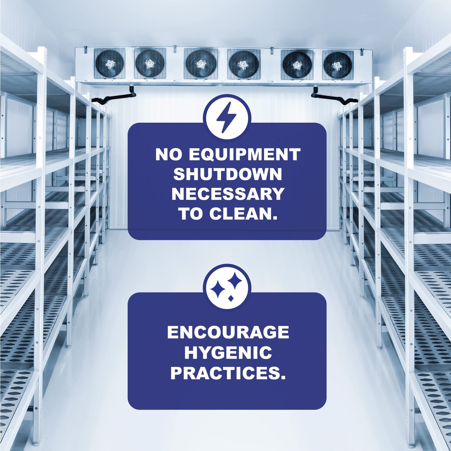 Active Element Freezer Cleaner - 2 Gallon | Deices and Cleans, Ready to Use, Commercial Strength, For Cold Storage, Works Down to -20°F