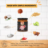 Siam Superb, Spicy Peanut Sauce - Perfect for Noodles, Meats, Rice Seasoning, Dipping, All Purpose Seasoning and Stir Fry Sauce, Marinade, Gluten