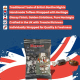 Maxons Bonfire Toffee 4.2 Oz (Pack of 3) Bag - Handmade Treacle Candy Individually Wrapped, Old Fashioned British Candy from England, English Hard
