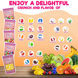 Freeze Dried Candy Variety Pack, Fruit Crunch, 4 oz (5 Pack), Original, Wildberry, Sour, Tropical, Lemon, Assorted Combo, Gift Bag