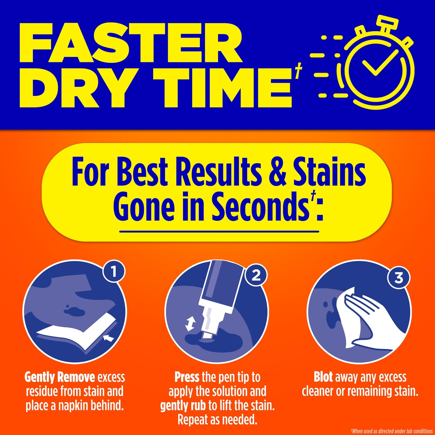 Tide Stain Remover for Clothes, Tide To Go Pen, Instant Stain Remover Pen & Spot Cleaner, Portable & Travel-Friendly, Works on Food & Drink Stains