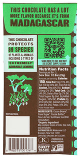Madecasse Sea Salt and Nib Chocolate Bar, 2.64 Ounce -- 10 per case.