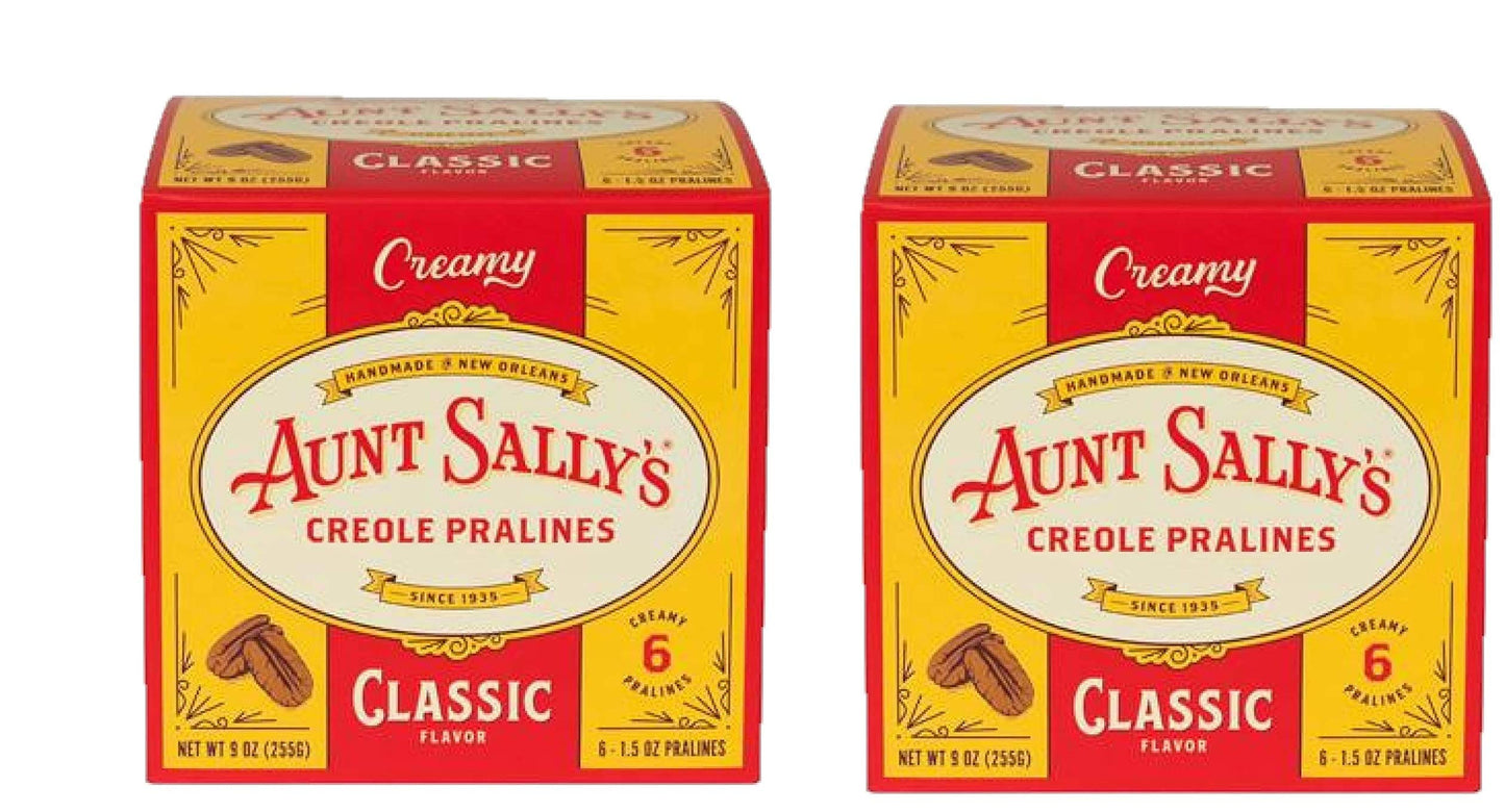 Aunt Sally's Creamy Original Pralines 1.5 ounce/ Pack of 6 (2-Pack)