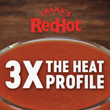 Frank's RedHot Xtra Hot Cayenne Pepper Hot Sauce, 1 gal - One Gallon of Extra Hot Cayenne Pepper Hot Sauce with 3x the Heat, Best for Wings, Pizza