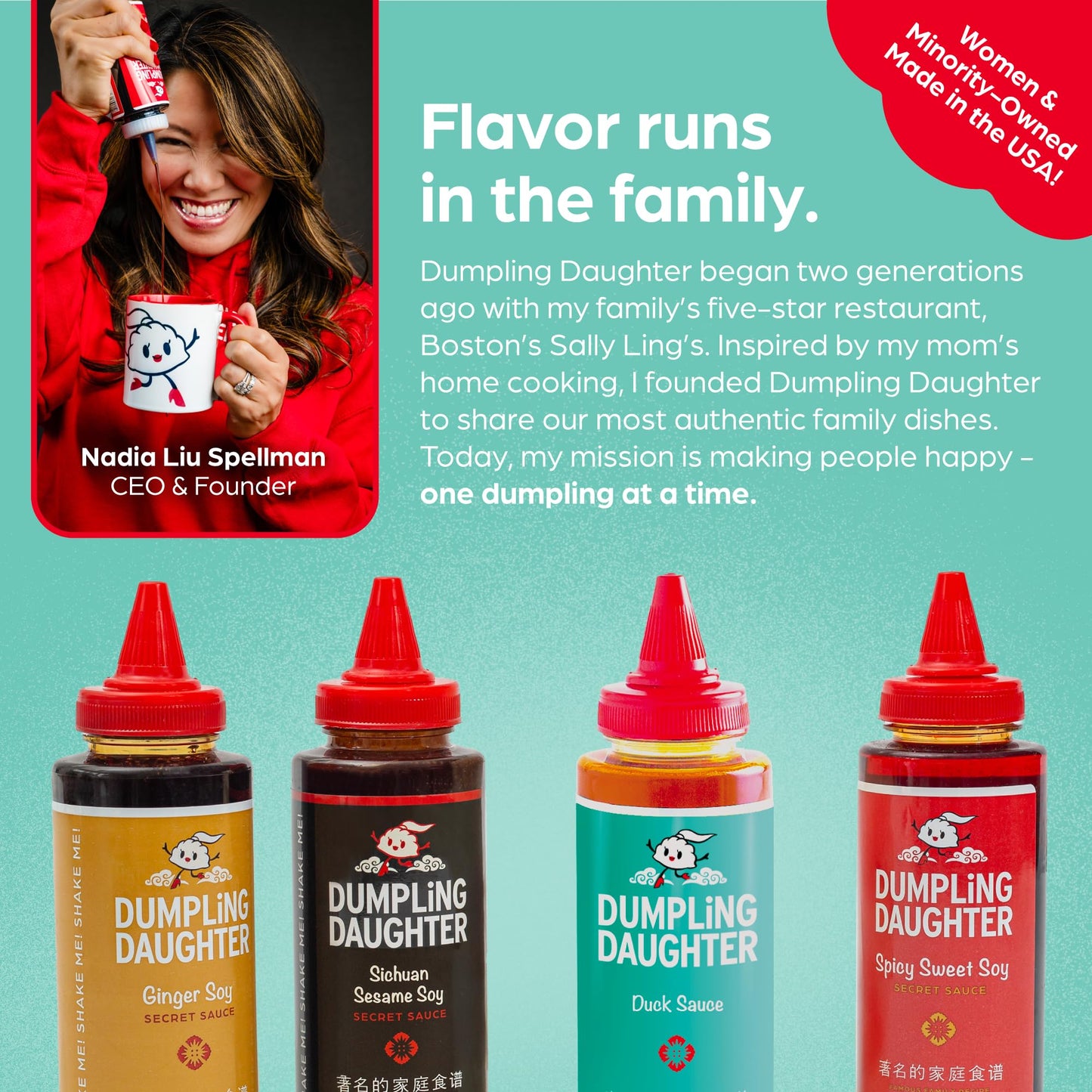 Dumpling Daughter - Duck Sauce - Tangy Sweet Chinese-Style Plum & Apricot Sauce (8 Fl Oz)
