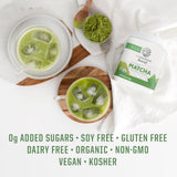 Organic Matcha Green Tea Powder Culinary Grade Matcha for Smoothies Baking Lattes Vegan Sugar & Dairy Free 225 Servings Sunwarrior
