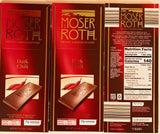 Moser Premium Fine German Chili / Dark Chocolate Bars.(3 Pack) by Moser Roth