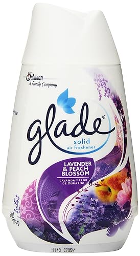 Glade Solid Air Freshener, Lavender & Peach Blossom, 6-Ounce (Pack of 3)