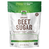NOW Foods, Certified Organic Beet Sugar, Extracted from Organic Sugar Beets, Excellent Substitute for Cane Sugar, No Additivies or Fillers, Certified