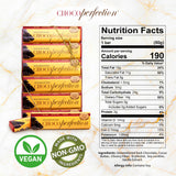 ChocoPerfection Sugar Free Dark Chocolate Bars - European Style Chocolate Keto Friendly, Gluten Free Vegan, Fiber Rich Low Carb Chocolate Snack Bars