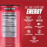 LICK Energy Drink - Kickin' Acai, Zero Sugar, No Crash, Green Tea Caffeine (180mg), with Antioxidants and Vitamins A, B6, B12, and C 16oz (12pk)