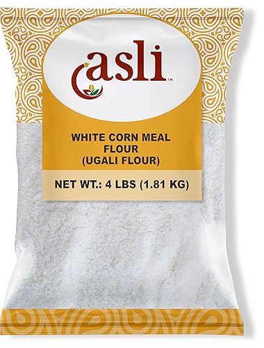 Asli White Corn Meal (Ugali Flour), 4 Pounds