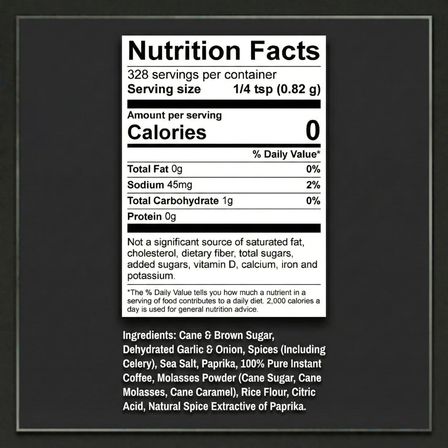 Bearded Butchers Black Blend Seasoning, 9.5 oz Large Shaker - Coffee & Molasses Flavor for Steaks, Brisket, Burgers, Roasts, Game Meats - Gluten-Free