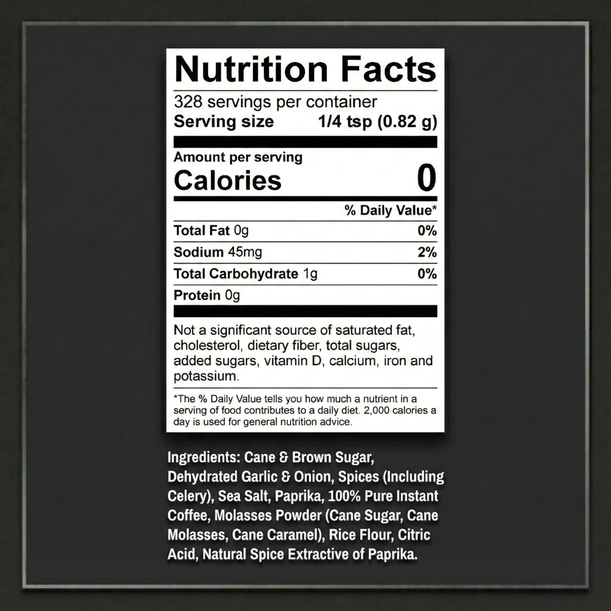 Bearded Butchers Black Blend Seasoning, 9.5 oz Large Shaker - Coffee & Molasses Flavor for Steaks, Brisket, Burgers, Roasts, Game Meats - Gluten-Free