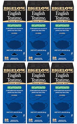 Bigelow Decaffeinated English Teatime Tea 28-Count Boxes (Pack of 6) Premium Bagged Caffeine-Free Black Tea Antioxidant-Rich All Natural Decaffeinated