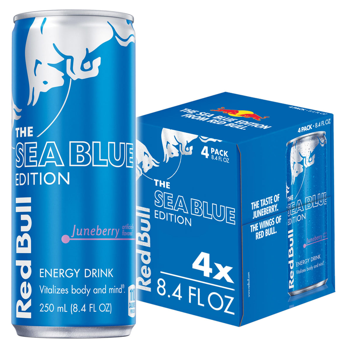 Red Bull Energy Drink, Juneberry, Sea Blue Edition