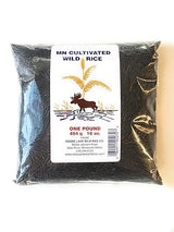 Moose Lake Wild Rice - Minnesota Cultivated Wild Black Rice with Recipes - Hand Harvested Wild Rice - 16 oz