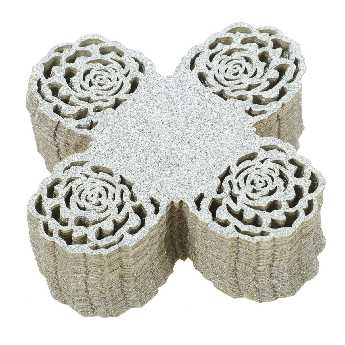 BESTYASH 50Pcs Hollow out Chocolate Cups Paper Wrappers Elegant Truffle Wrappers for Wedding Party Centerpieces Creative Chocolate Packaging Liners
