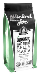 Wicked Joe Coffee Bella Maria Ground, 12 oz, Light Green