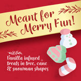 Colombina Sweet Christmas Marshmallows, Soft, Assorted Vanilla Bean Marshmallows, Christmas Trees, Candy Canes, and Santas, 5.1oz (Pack of 1)