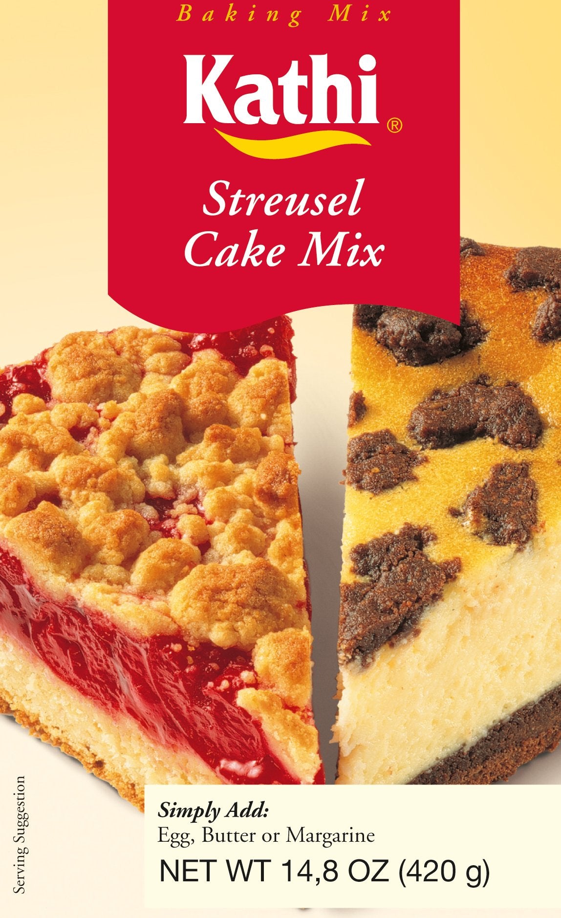 Kathi Streusel Cake Mix, 14.8 oz. Box, 3 Pack