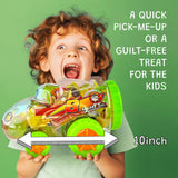 Fruit Jelly Candy - Delicious Fruity Mix with Apple, Pineapple, Grape, Strawberry - Fun Snack for All Ages, Tiktok Trend Items, Tik Tok Candy 36 pcs