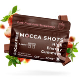 Mocca Shots High Energy Gummies- Dark Chocolate Strawberry 0.5oz