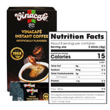 Vinacafe 30 Sticks Black Instant Coffee (0.07 oz. Per stick) Vietnamese Instant Coffee Mix, Iced Black Coffee, Cafe Den Da, Single Serve Coffee